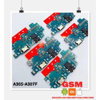 Cụm Đuôi Sạc / Tai Nghe /  Micro Samsung Galaxy A30s Zin Chính Hãng - GSM Hải Phòng