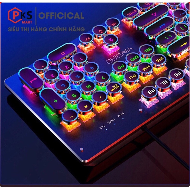 ♀COMBO Chuột Bàn Phím Cơ Máy Tính Gaming ZK4 Pro Và G15 Nút Tròn Full Led 10 Chế Độ Hiệu Ứng