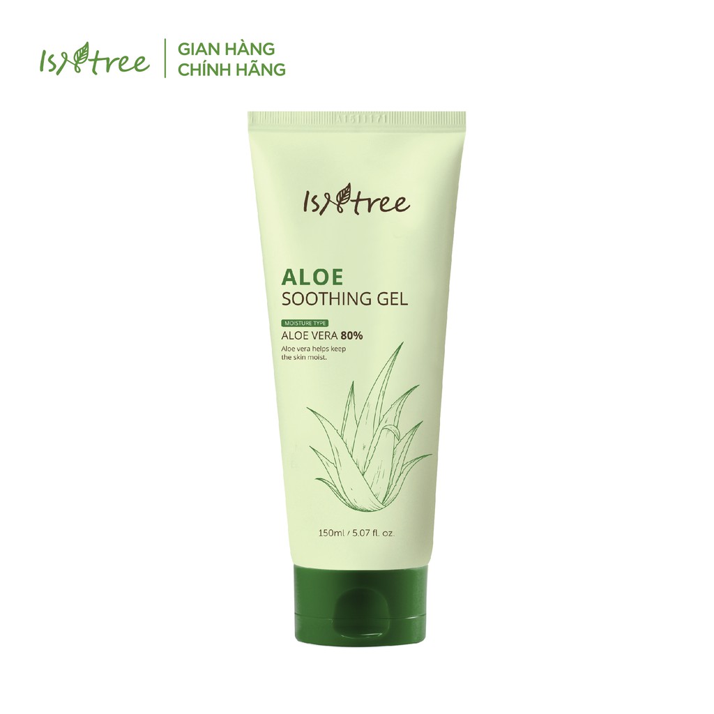 [Mã BMBAU50 giảm 7% đơn 99K] Gel dưỡng ẩm chiết xuất lô hội ISNTREE ALOE SOOTHING GEL 150ml