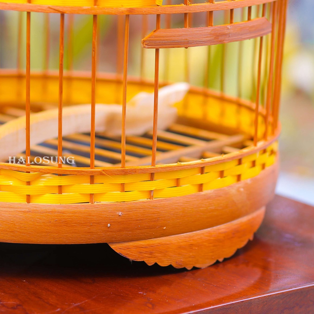 Lồng chim cu gáy Halosung lồng nuôi cu gáy cao cấp kèm phụ kiện LC87