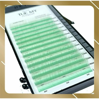 Xanh Nhạt - Mi Lụa Màu Classic 0.07 Mix Size (14 line)