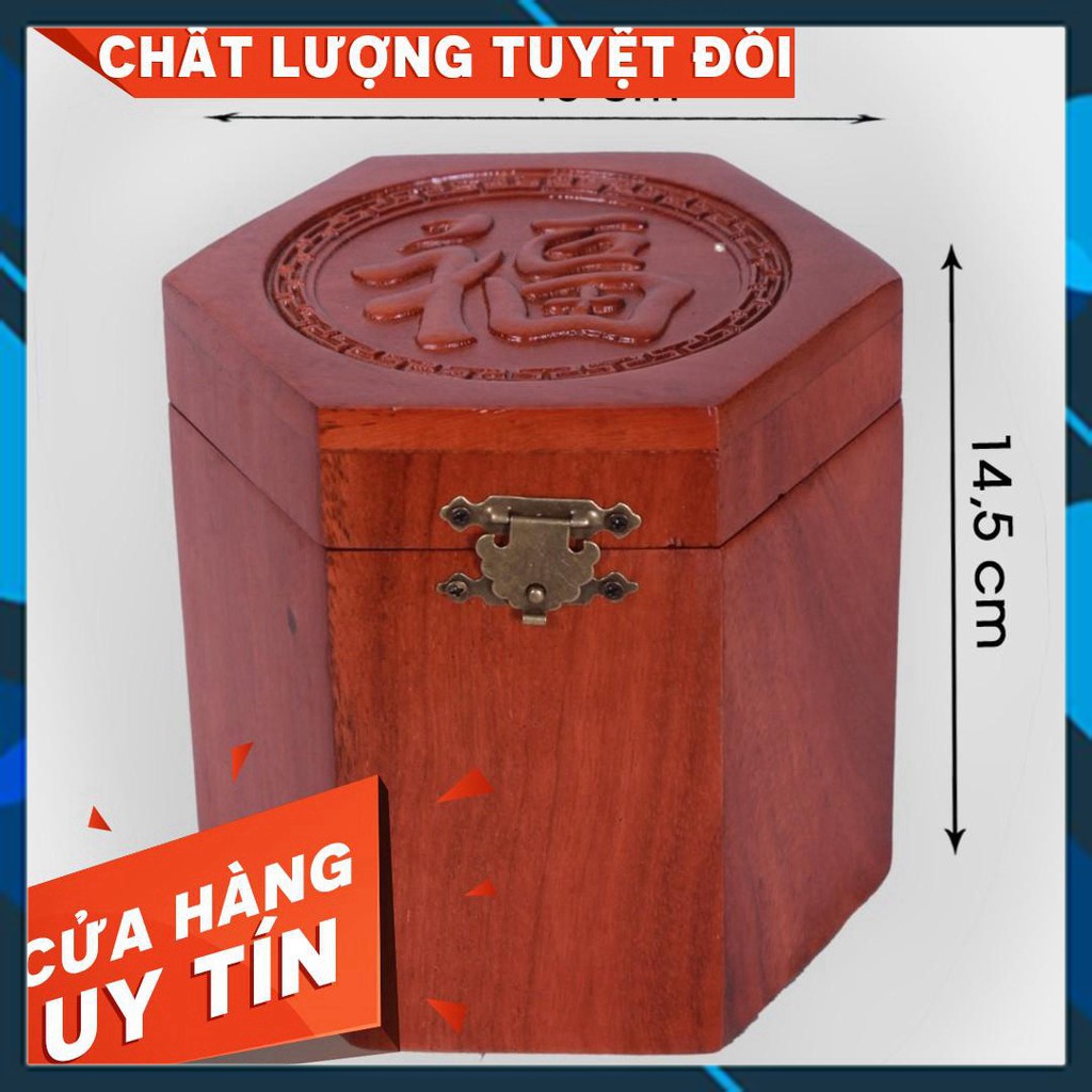 Hộp đựng chè bằng gỗ hương