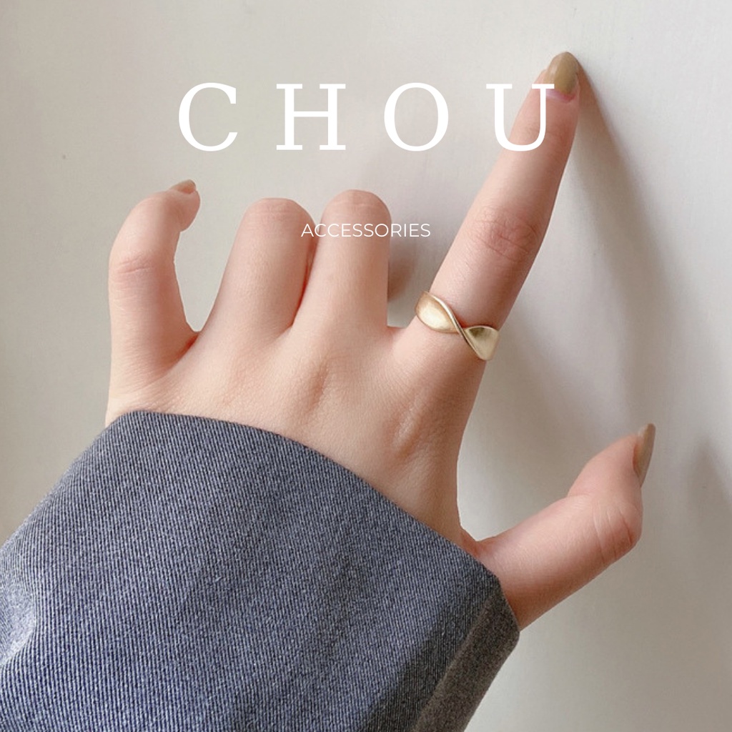 Nhẫn Basic Gợn Sóng | CHOU ACCESSORIES |
