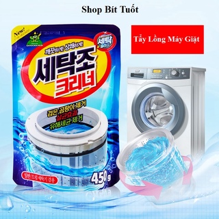 Tẩy lồng máy giặt của ngang cửa trên hàn quốc đánh bay mọi vết bẩn trong lồng máy giặt gói 450g