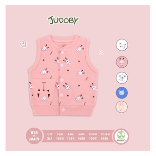Áo gile cài cúc giữa  chất cotton mềm Judoby