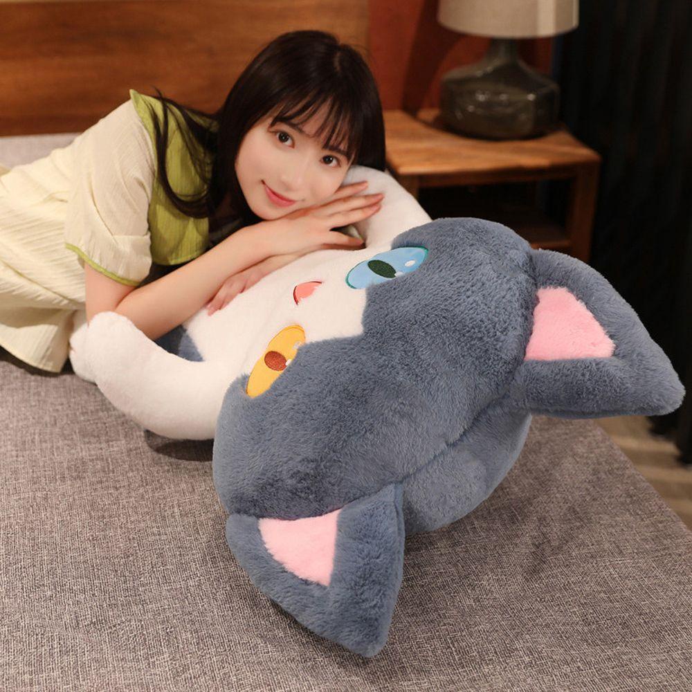 Thú Nhồi Bông Hình Cá Mập Mềm Mại Trang Trí Nhà Cửa