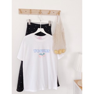 Áo thun in chữ Yogurt