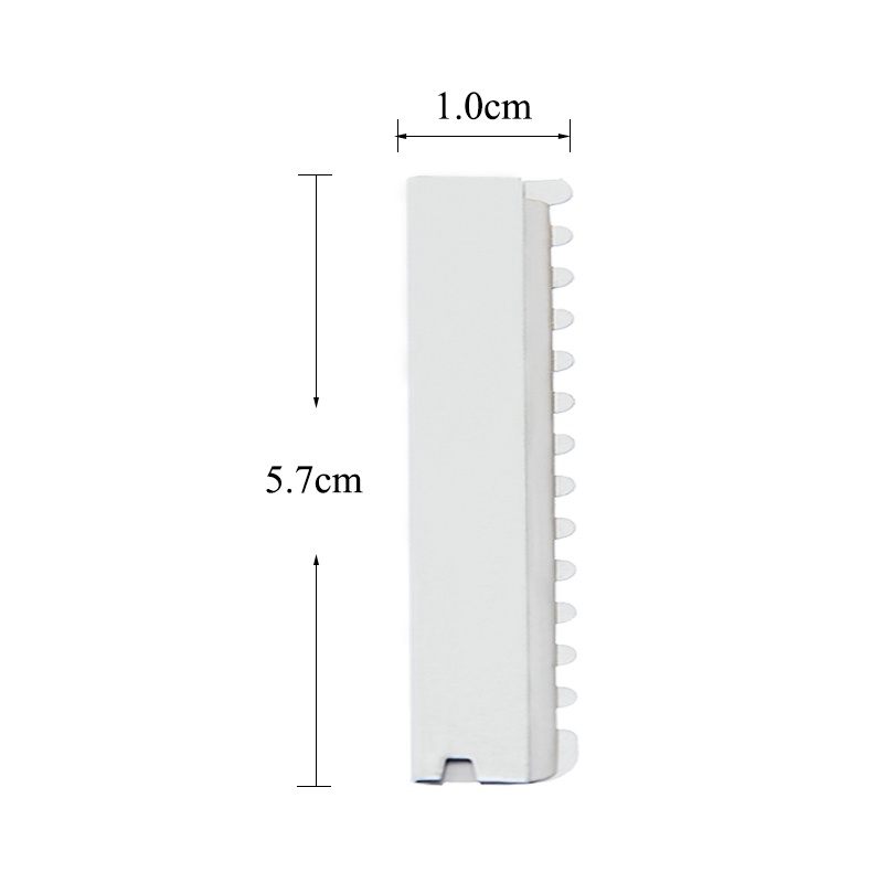 Set 50/100 lưỡi dao cạo râu Meisha C0013A bằng thép không gỉ an toàn