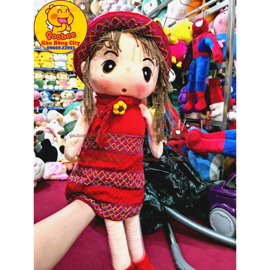 Gấu Bông Búp Bê Len Quà Tặng Cho Bé Cao Cấp Dễ Thương