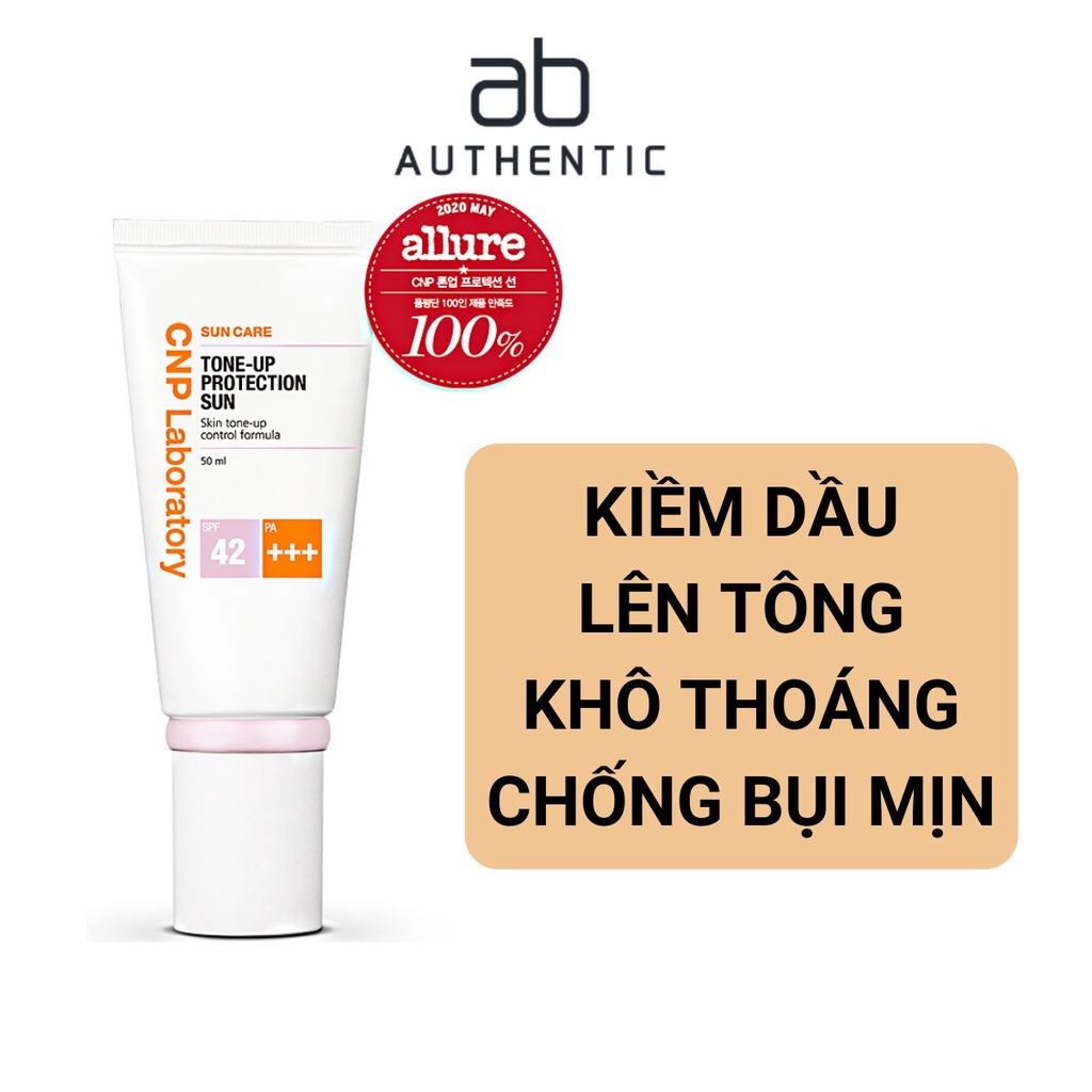 Kem chống nắng nâng tông da CNP Laboratory Tone-Up Protection Sun 50 ml- AB Authentic