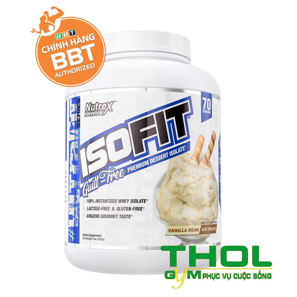 Nutrex Isofit - Whey protein tốt nhất - Hộp 70 lần dùng