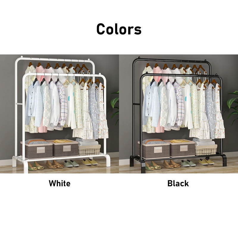 Nafenai Giá treo đồ phơi khô để trên sàn/ ban công/ phòng ngủ đa năng thời trang đơn giản