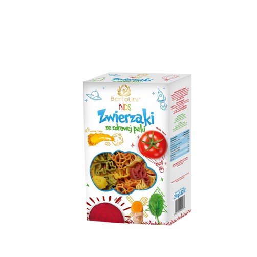 Mỳ nui rau củ cho trẻ em Bartolini - hộp 250g