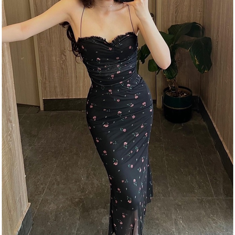 Set áo 2 dây + chân váy đuôi cá MAYA SET