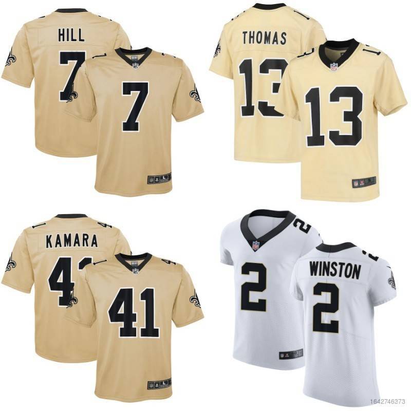 Áo Thun Bóng Đá Orleans Saints NFL Kiểu Dáng Thể Thao Thời Trang Cho Nam Và Nữ