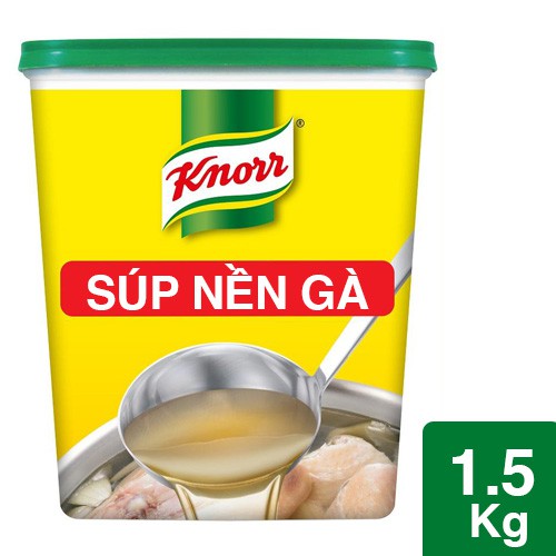 Súp Nền Thịt Gà Knorr 1.5kg/ Unilever Knorr Chicken Broth Base - Chính Hãng Knorr VN