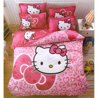 Set chăn phao ga gối cotton poly nhập khẩu