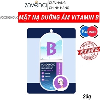 Mặt nạ FOODAHOLIC mặt nạ giấy dưỡng ẩm se khít lỗ chân lông cho mọi loại da 23g - Zavenci