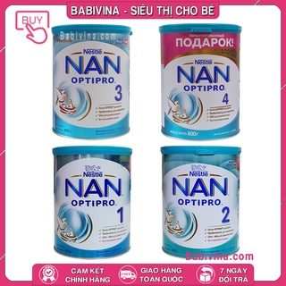 [CHÍNH HÃNG] Đủ Số Sữa Nan Nga số 1,2,3,4 800g Mẫu Mới Date Mới Nhất