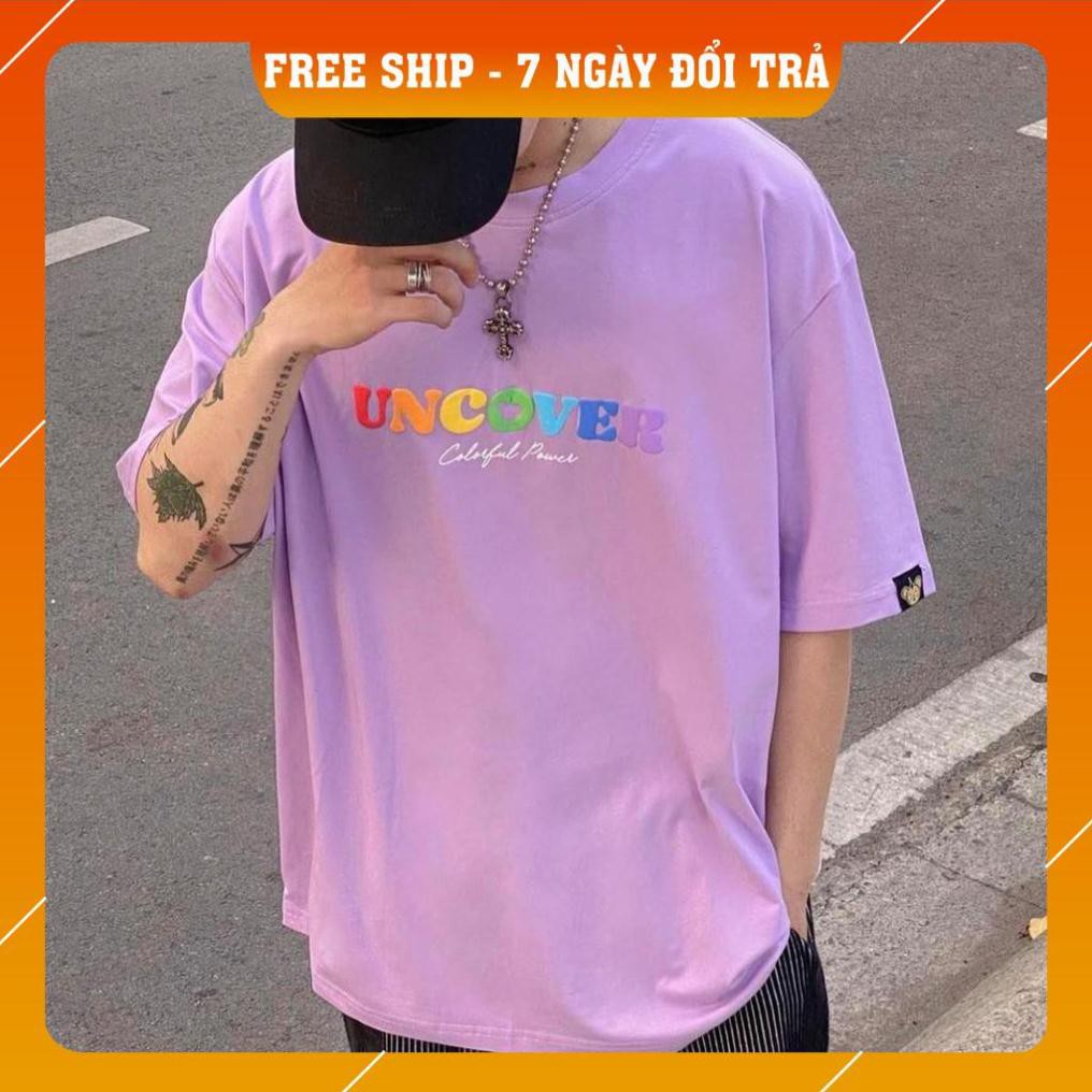 Áo thun UNCOVER 7 màu full tag nam nữ Kun shop