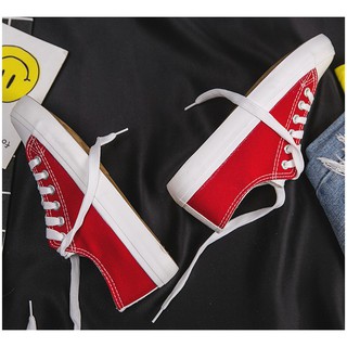 Giày sneaker xanh nước biển - trắng đỏ