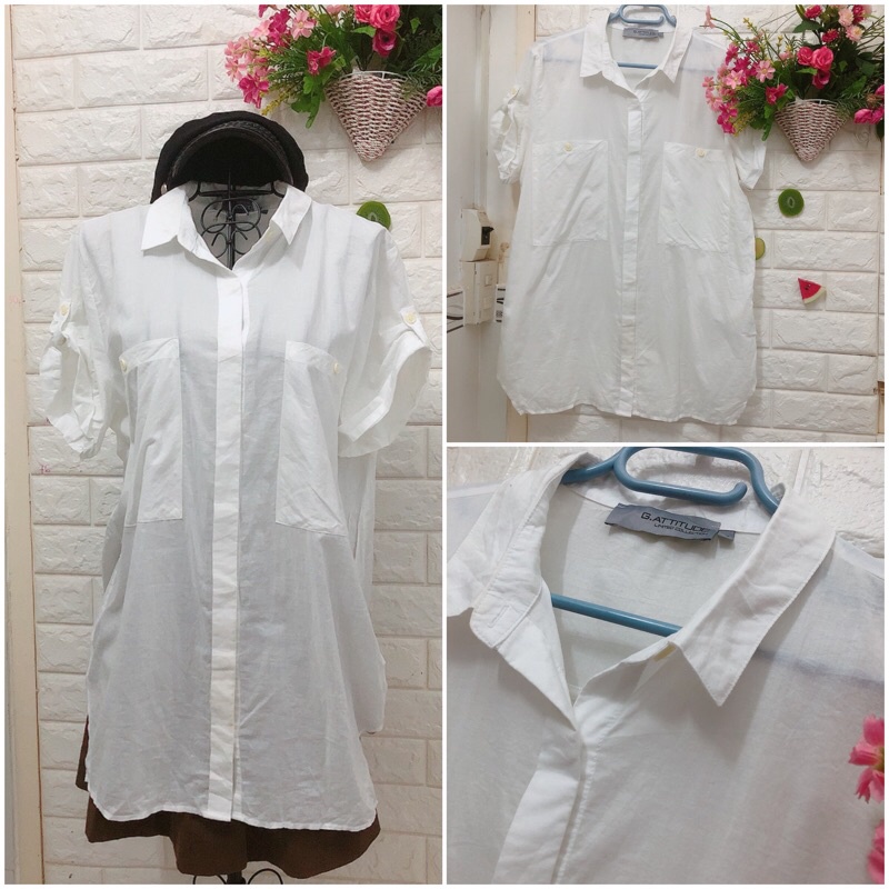 Áo xô trắng vin trắng xinh dưới 60 kg