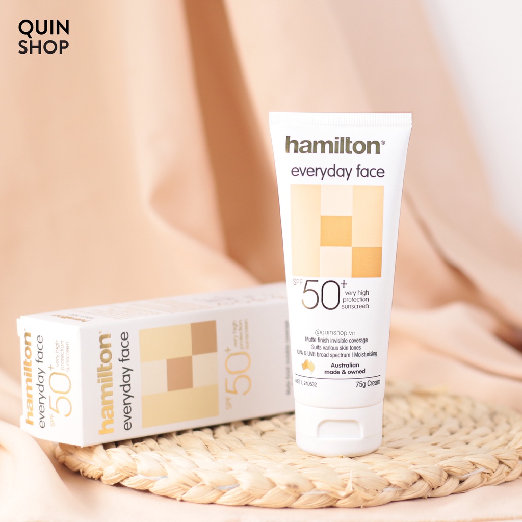 Kem Chống Nắng Hamilton Everyday Face SPF 50+