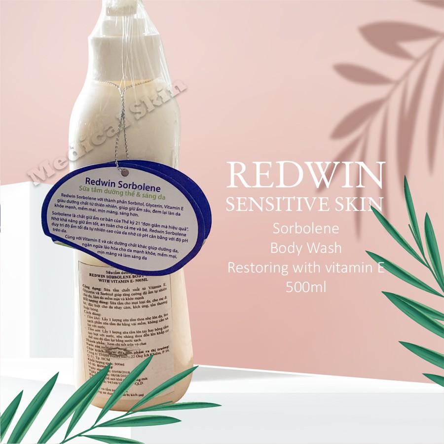 SỮA TẮM REDWIN SORBOLENE BODY WASH - DƯỠNG ẨM VÀ PHỤC HỒI LÀN DA HIỆU QUẢ NHẤT