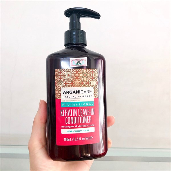 KEM XÃ KHÔ ARGANICARE KERATIN LEAVE-IN 400ML