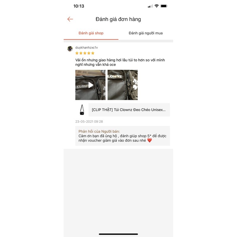 Túi Clownz Đeo Chéo Unisex | Hàng Cao Cấp 1:1