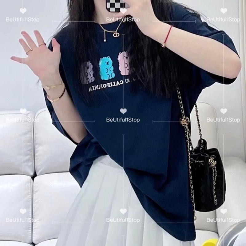 Áo thun WHO.A.U California hình 4 gấu  sale 85%