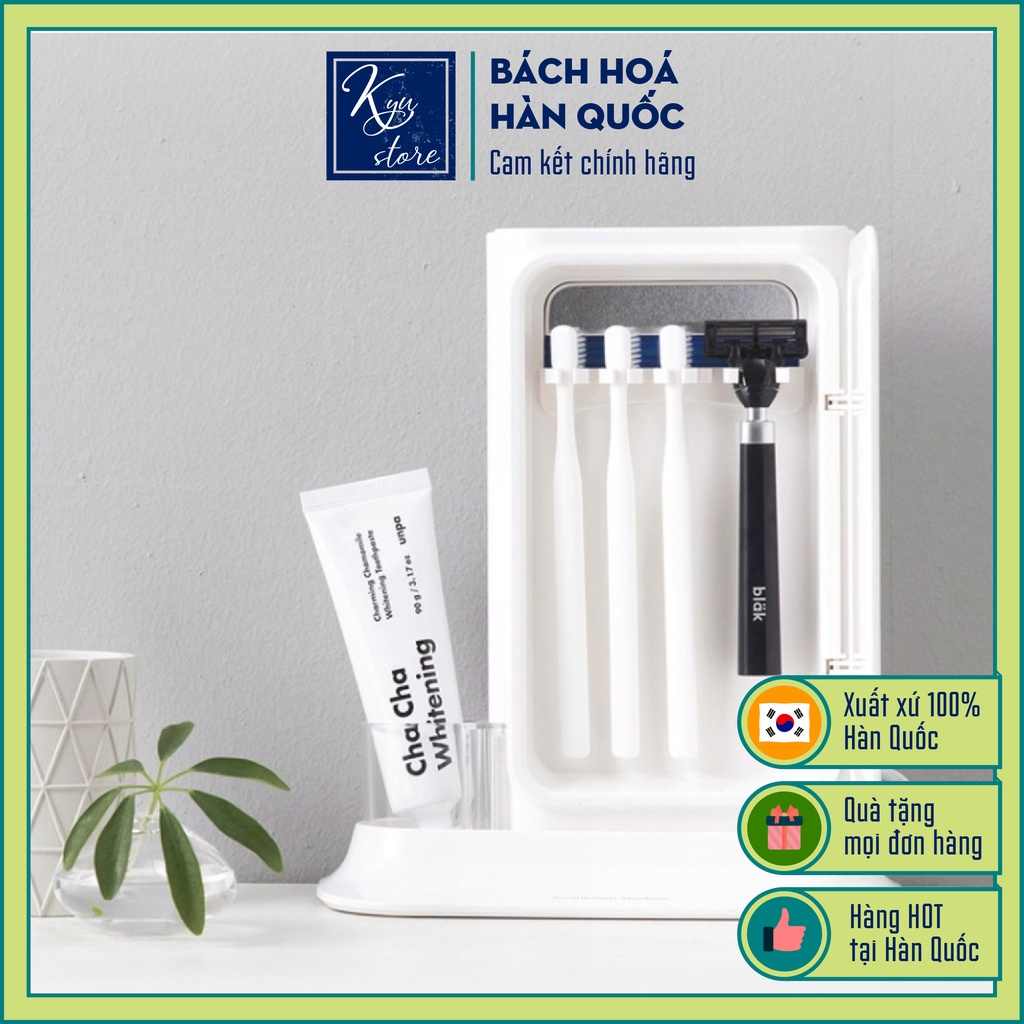 [Hàng nội địa] Máy tiệt trùng bàn chải cao cấp O2 Care Hàn Quốc | Hộp tiệt trùng bàn chải O2 | Phụ kiện nhà tắm, giá treo bàn chải O2TO [Hàng chính hãng Hàn Quốc]