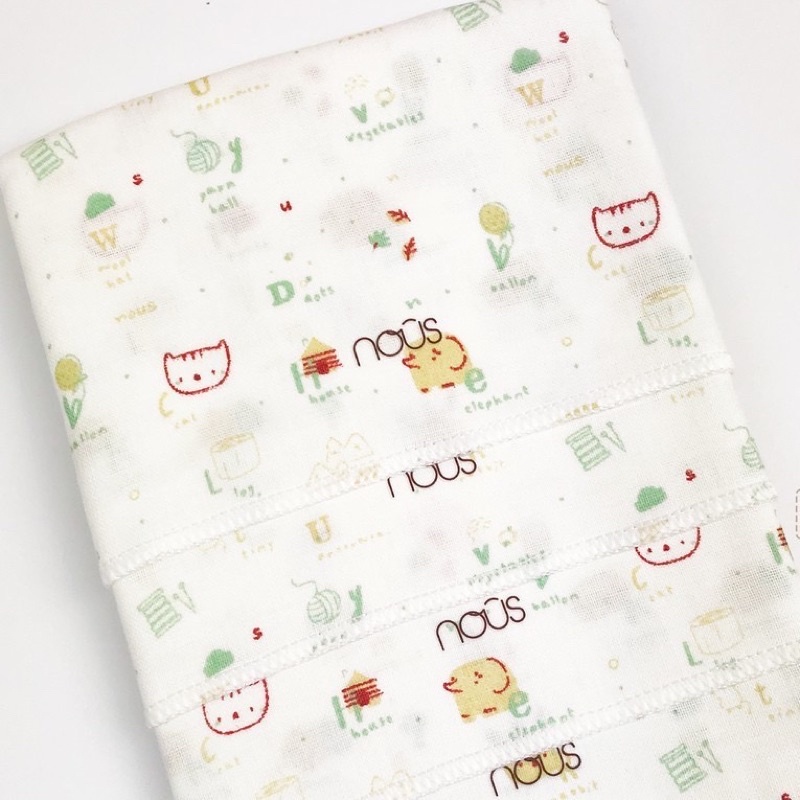 [Nous] Khăn sữa Nous/ Lapome, Set 5 chiếc khích thước 30cm x30cm NOUS- ib nếu cần màu nào ạ