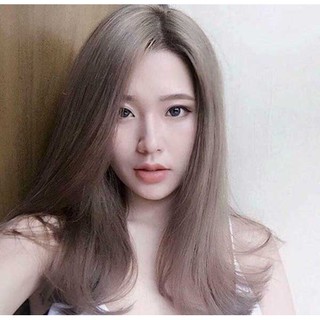 Thuốc nhuộm tóc màu nâu khói + tặng oxi dưỡng