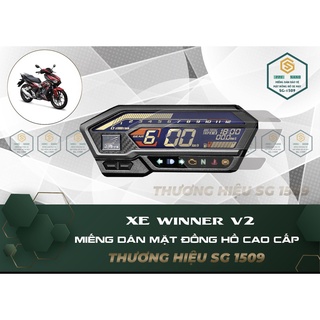 MIẾNG DÁN PPF MẶT ĐỒNG HỒ XE WINNER X V2 2020 - 2021 CHỐNG TRẦY BẢO VỆ MẶT ĐỒNG HỒ LUÔN MỚI PPF TỪ SG1509