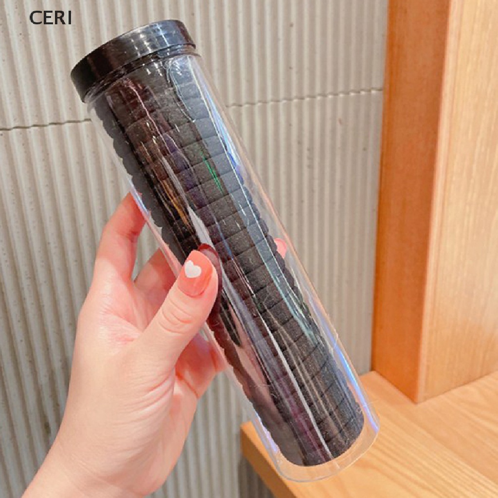 Set 20 Dây Thun Cột Tóc Co Giãn Nhiều Màu Sắc Cho Bé Gái