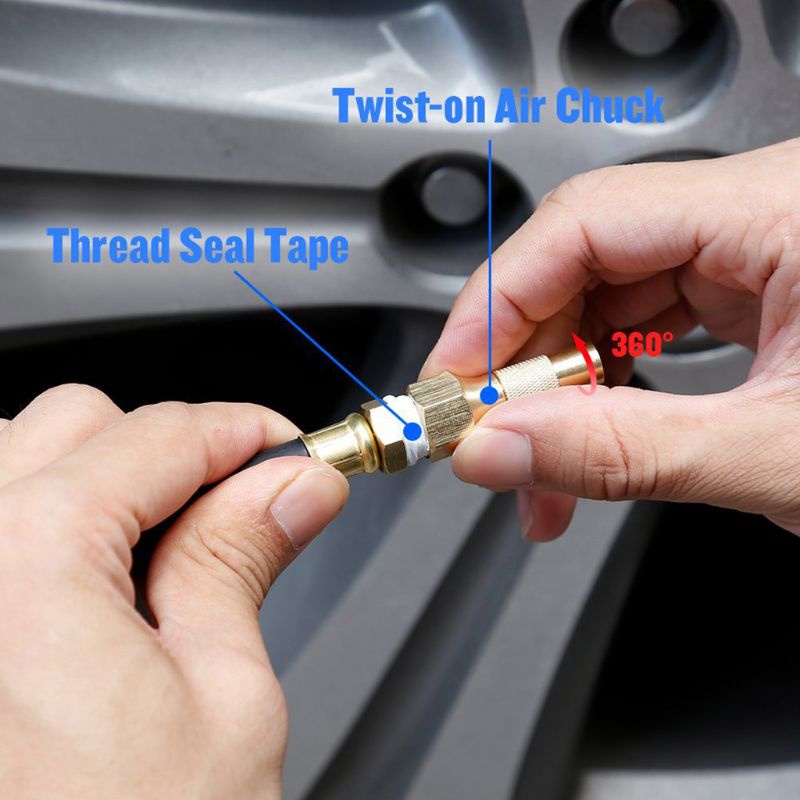 Máy Đo Áp Suất Lốp Xe Hơi Màn Hình LCD