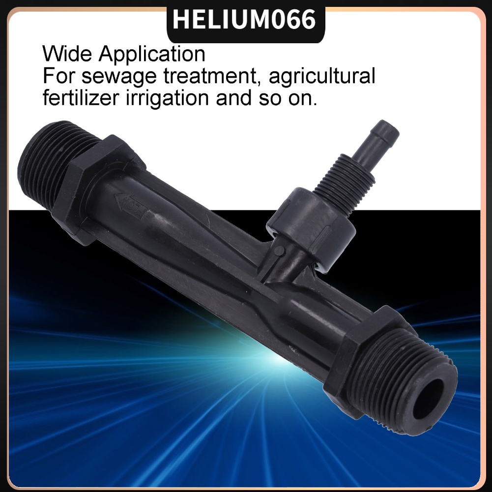 Ống Venturi Máy phun phân bón PVDF G3 / 4 Dụng cụ trộn tưới tiêu cho nông nghiệp Heli