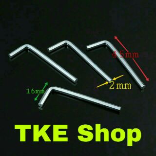1 cái lục giác 2mm thép mạ kẽm