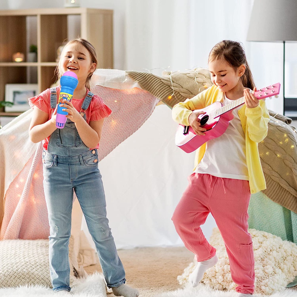 Bộ micro đồ chơi nhiều màu sắc cho trẻ em