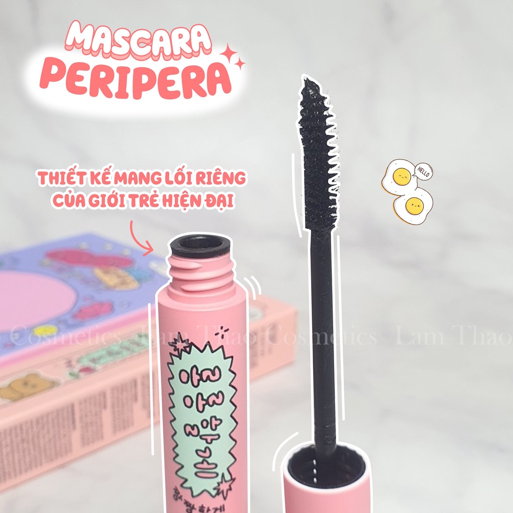 Mascara Làm Cong Và Dài Mi Peripera Ink Black Cara Choigosim Phiên Bản Giới Hạn