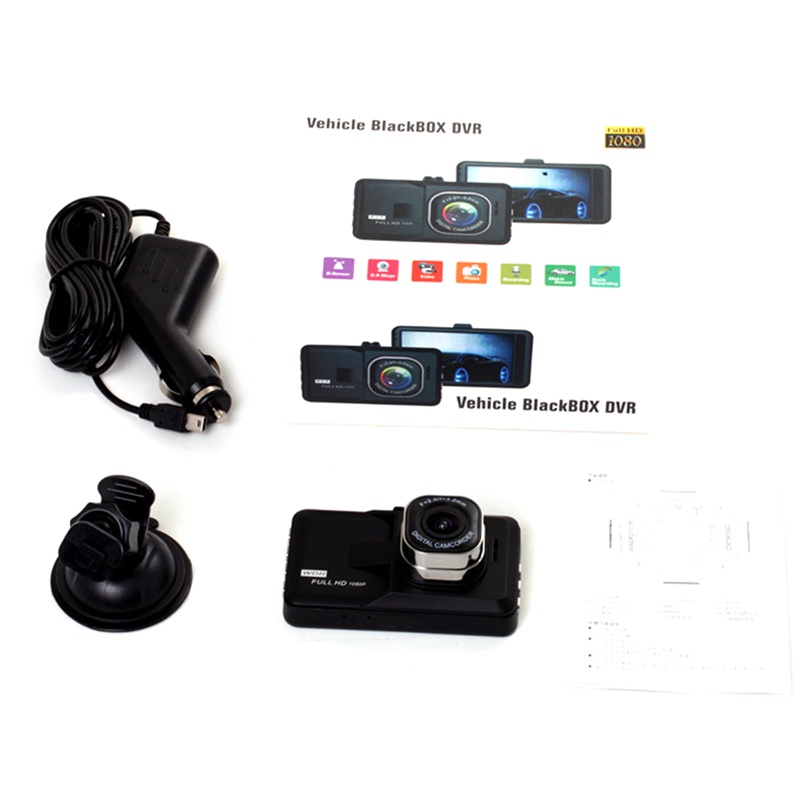 Camera hành trình màn hình 3 inch IPS 1080P 170Degree | BigBuy360 - bigbuy360.vn