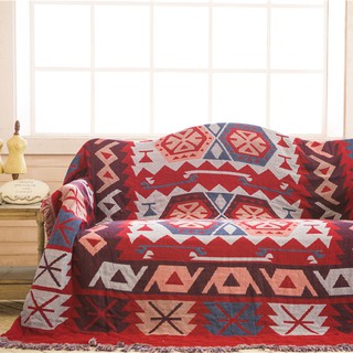 Passion Chăn phủ ghế sofa phong cách Âu Mỹ tông đỏ