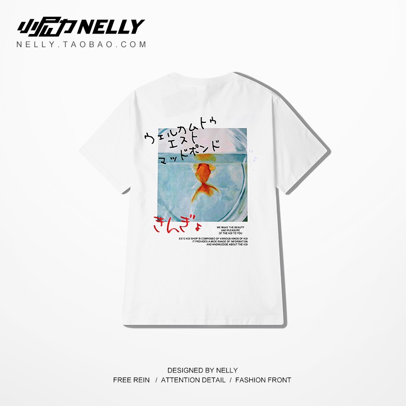 Áo thun cộc tay Nelly -Heybig mẫu CÁ VÀNG