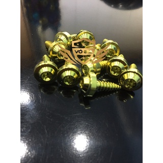 Ốc Titan Gr5 5li18 ren xoắn gắn dàn áo xe Winner Sonic Wave Air Blade Sh Exiter Sirius