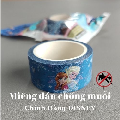 Xả Kho 1K- Miếng Dán Chống Muỗi Cuộn 7m Disney Chính Hãng dễ thương Nữ Hoàng Băng Giá Tinh Dầu Đuổi Muỗi Cho Bé