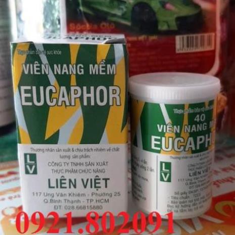 EUCAPHOR viên nang mềm ho dầu lọ 40 viên
