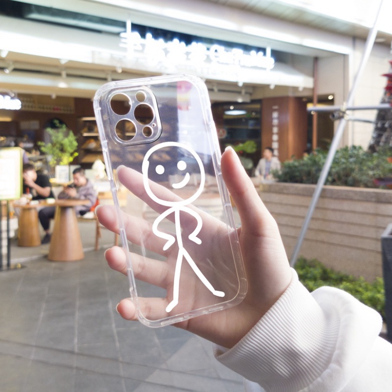 Ốp lưng iphone 6, 6s plus, 7 8 Plus, X, XS, XR, XSMAX, 11, 12, 13 PROMAX TRONG SUỐT STICK DỄ THƯƠNG