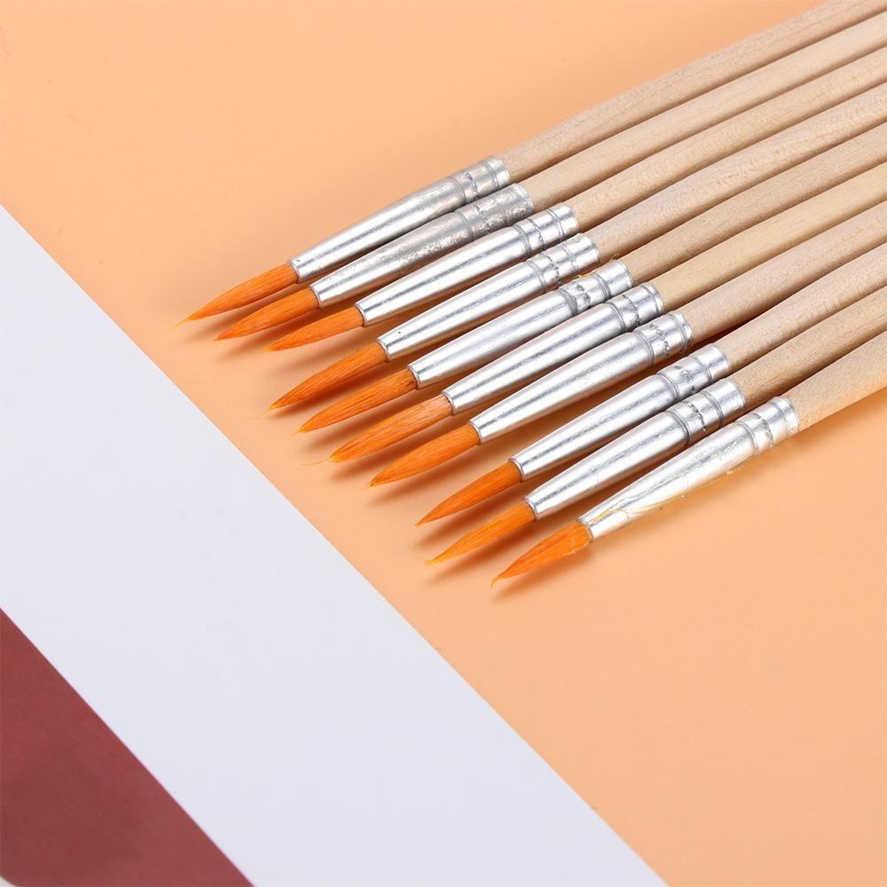 YANGMING Bộ 10 Cọ Vẽ Màu Nước Chất Lượng Cao
