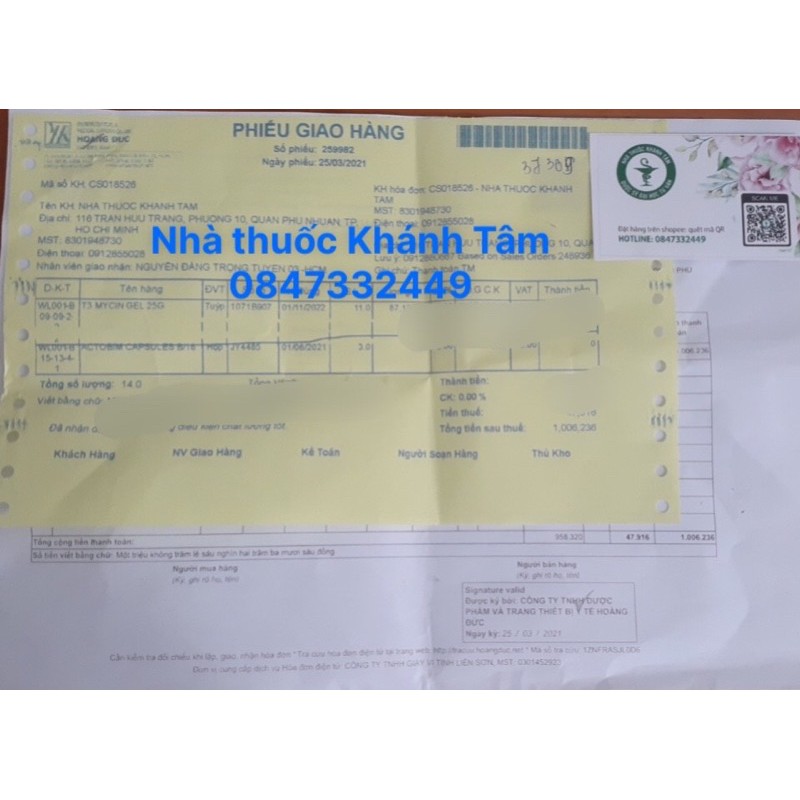 Kem T3 Mycin - Giảm mụn trứng cá, mụn kèm viêm, mụn ẩn | BigBuy360 - bigbuy360.vn